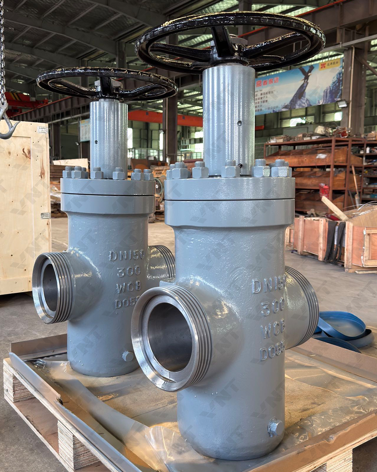Hard-Sealed Mud Gate Valve - Side View