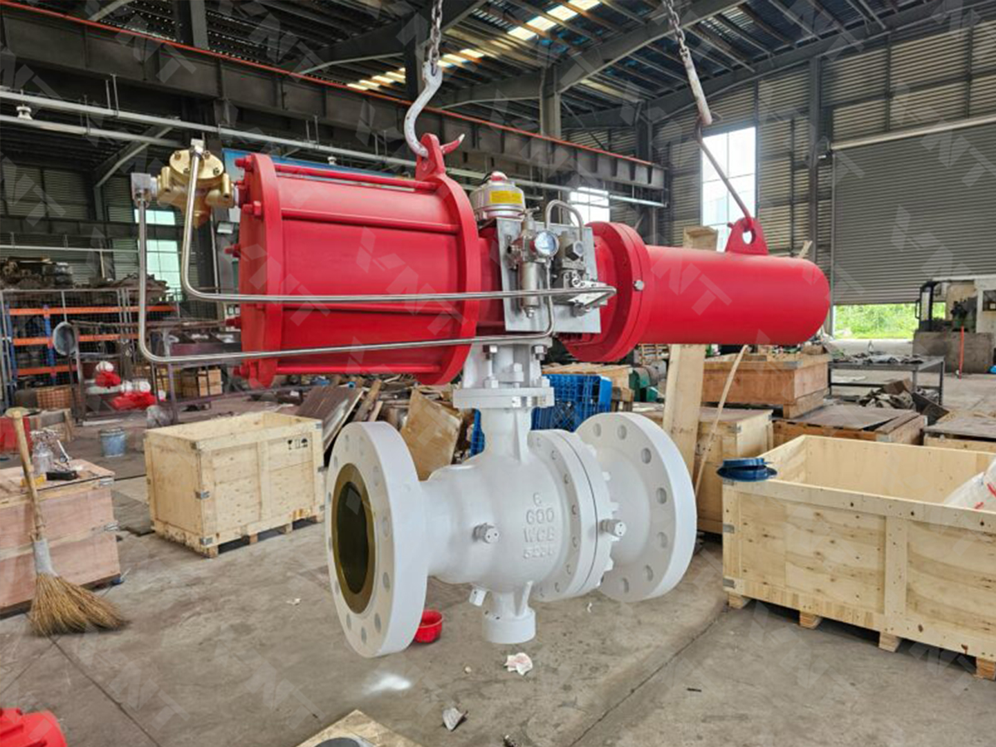 Cast Steel Soft-Sealed Trunnion Mounted Ball Valve