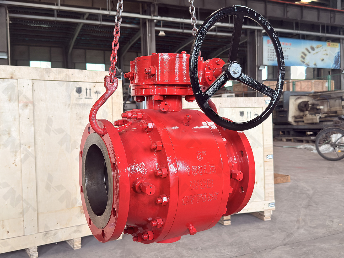 Cast Steel Soft-Sealed Trunnion Mounted Ball Valve
