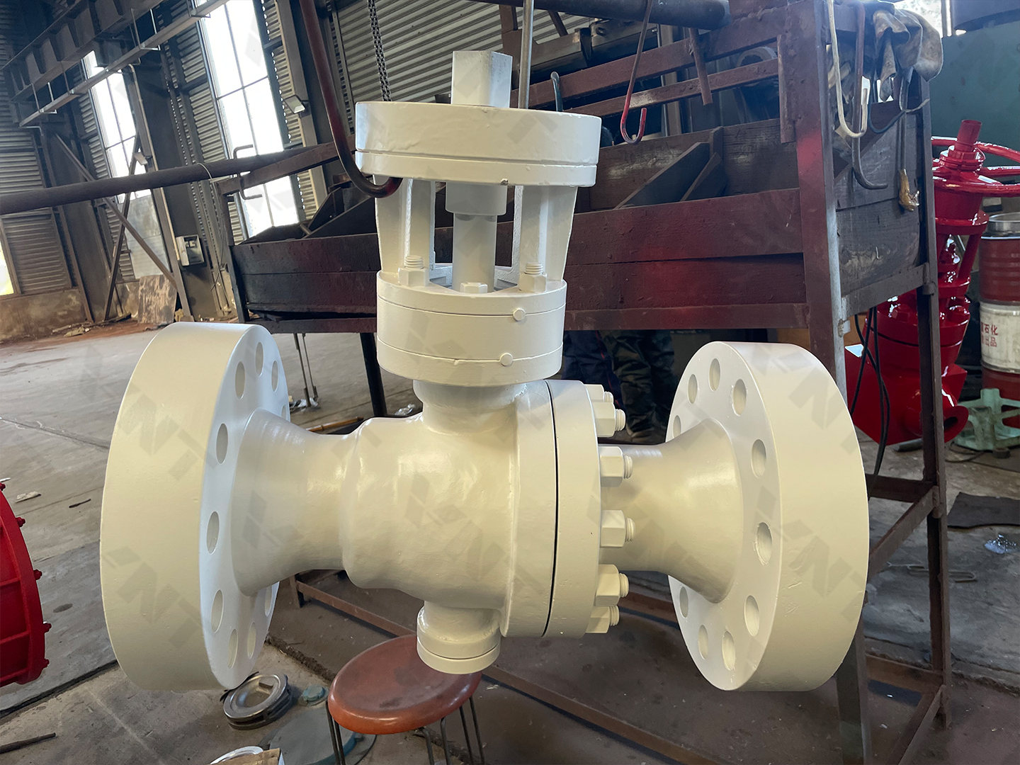Cast Steel Soft-Sealed Trunnion Mounted Ball Valve