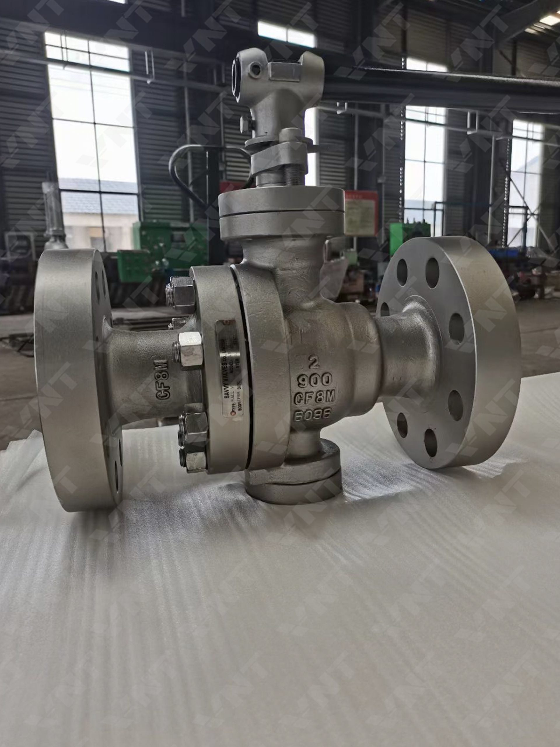 Cast Steel Soft-Sealed Trunnion Mounted Ball Valve