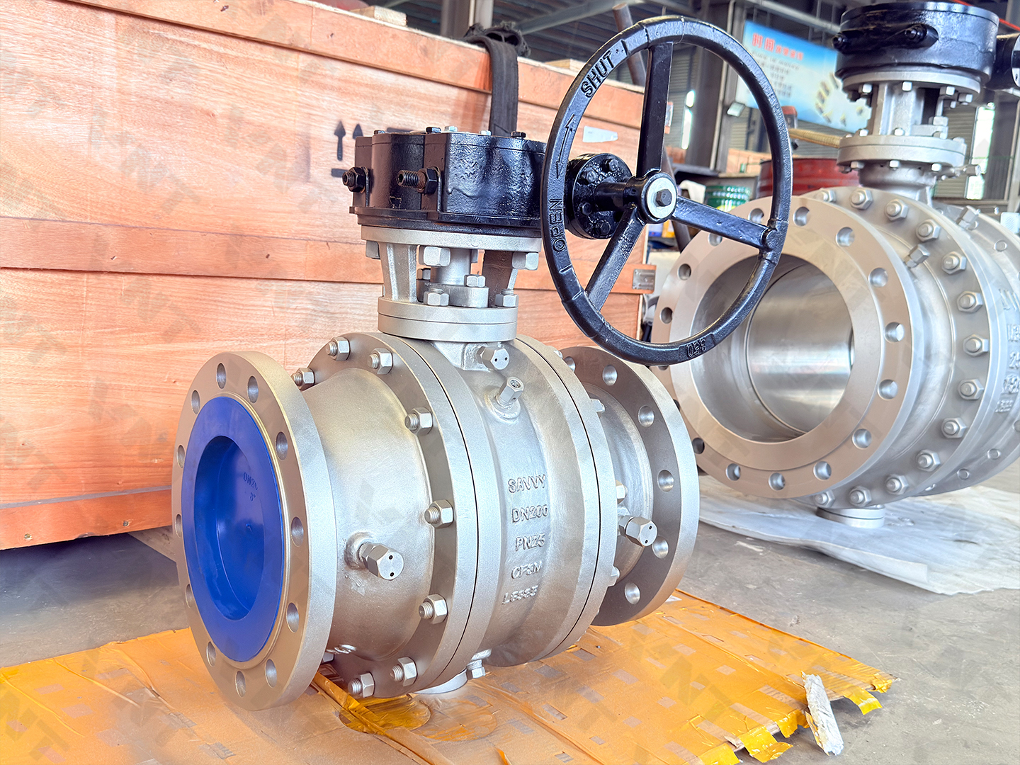 Cast Steel Soft-Sealed Trunnion Mounted Ball Valve