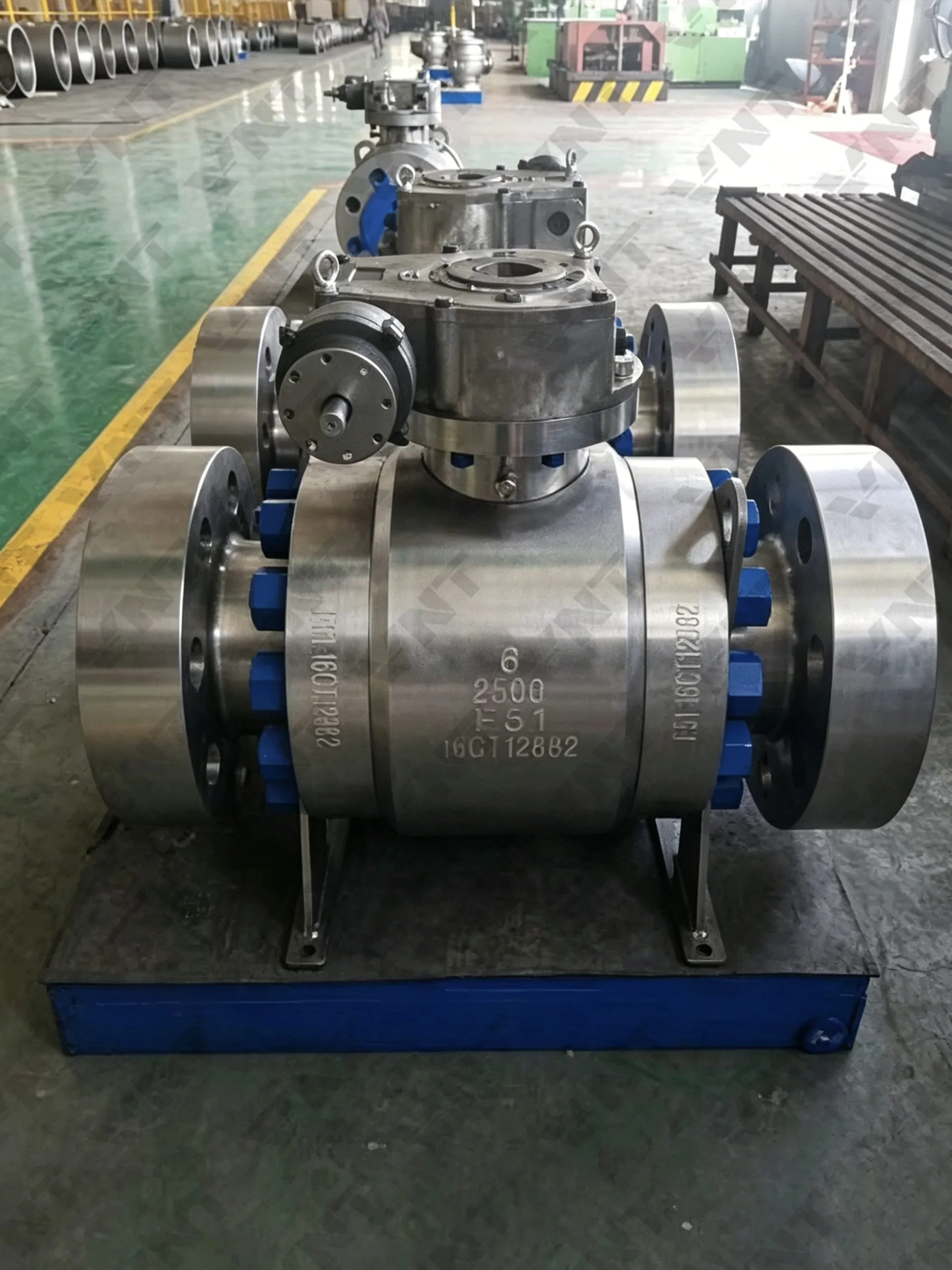 Metal Hard-Sealed Trunnion Mounted Ball Valve