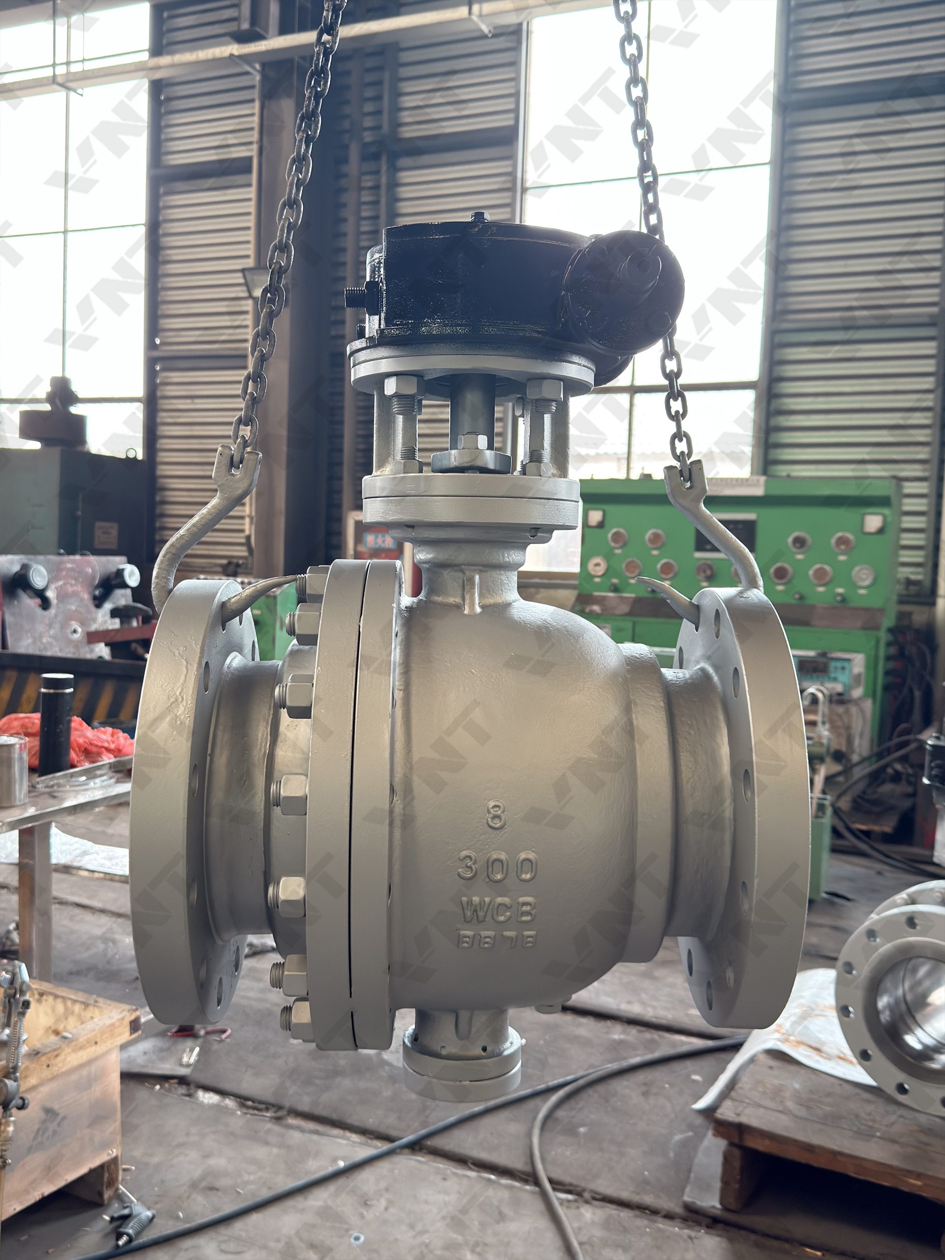 Cast Steel Soft-Sealed Trunnion Mounted Ball Valve