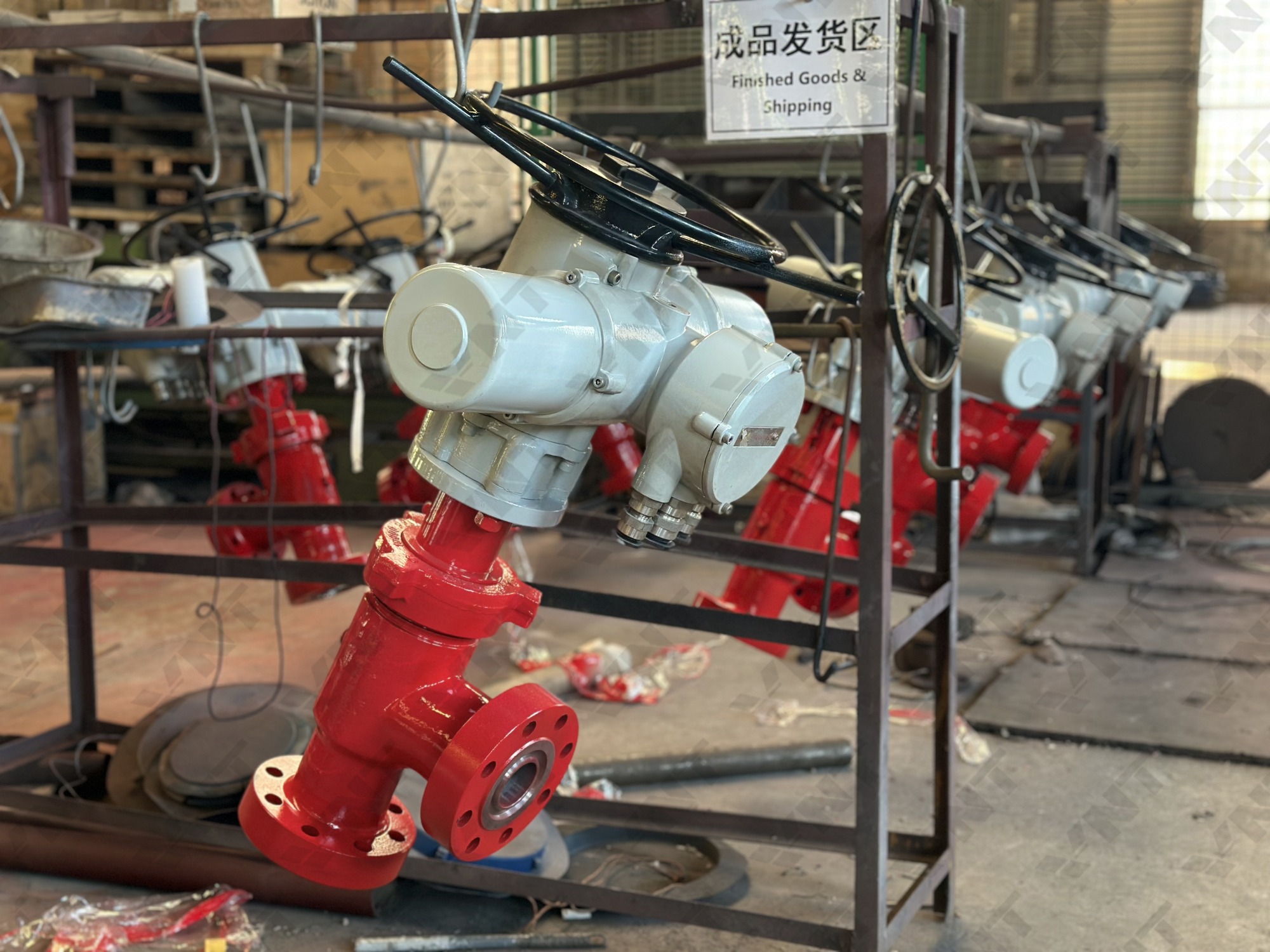 JLK947Y choke valve freshly painted surface finish quality