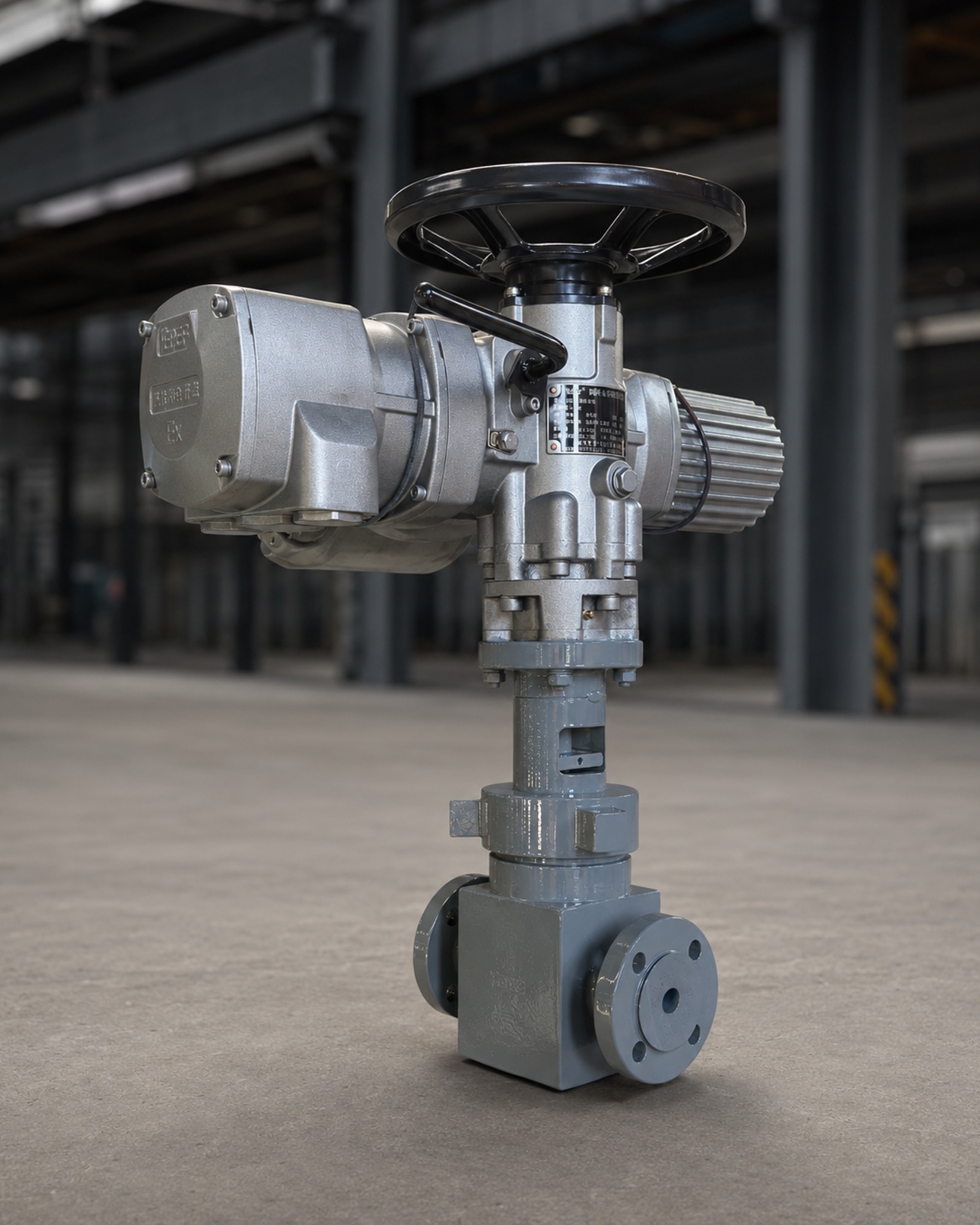 Electric angle choke valve for high pressure severe erosion control