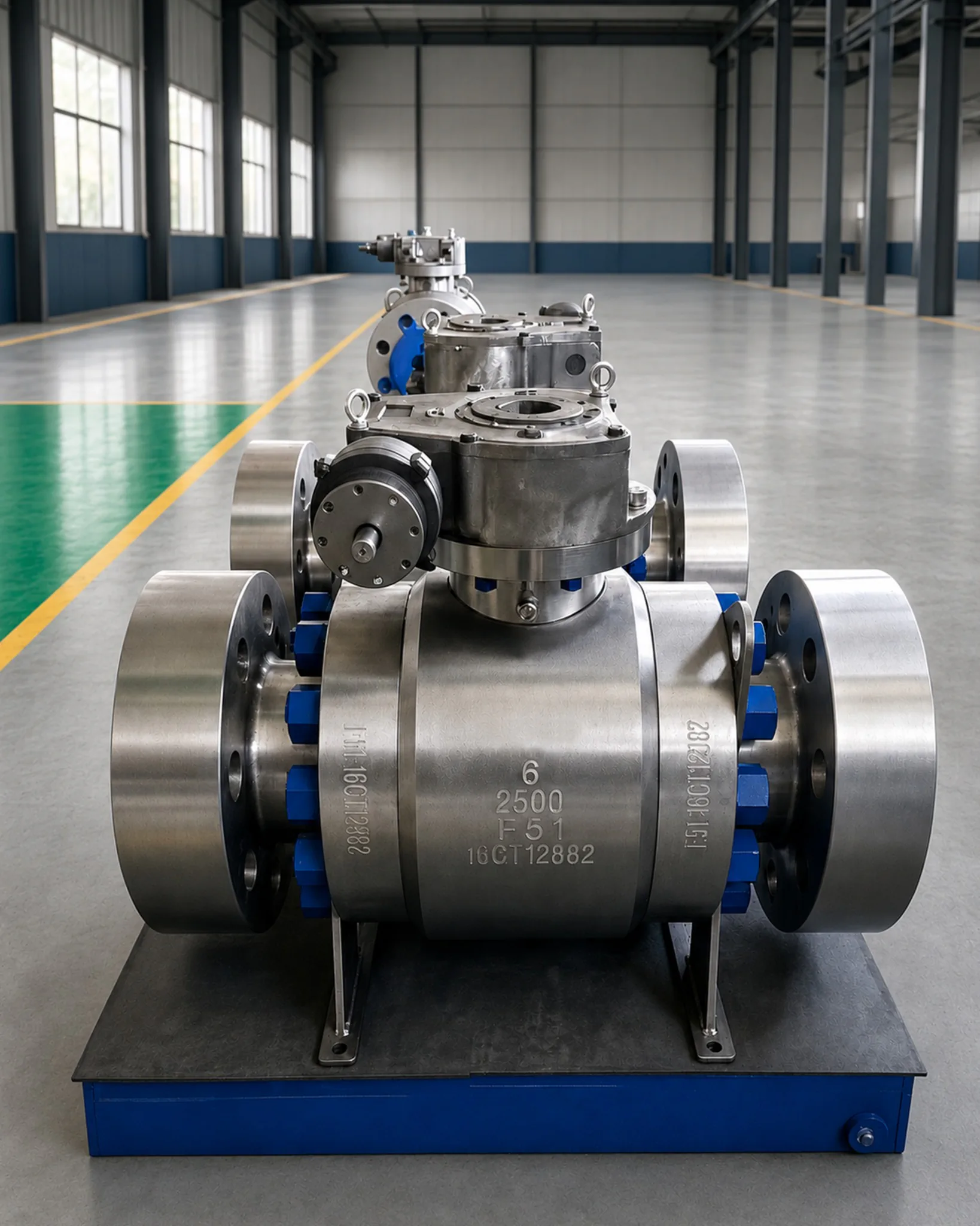 F51 Duplex Stainless Steel High Pressure Ball Valve for corrosive media