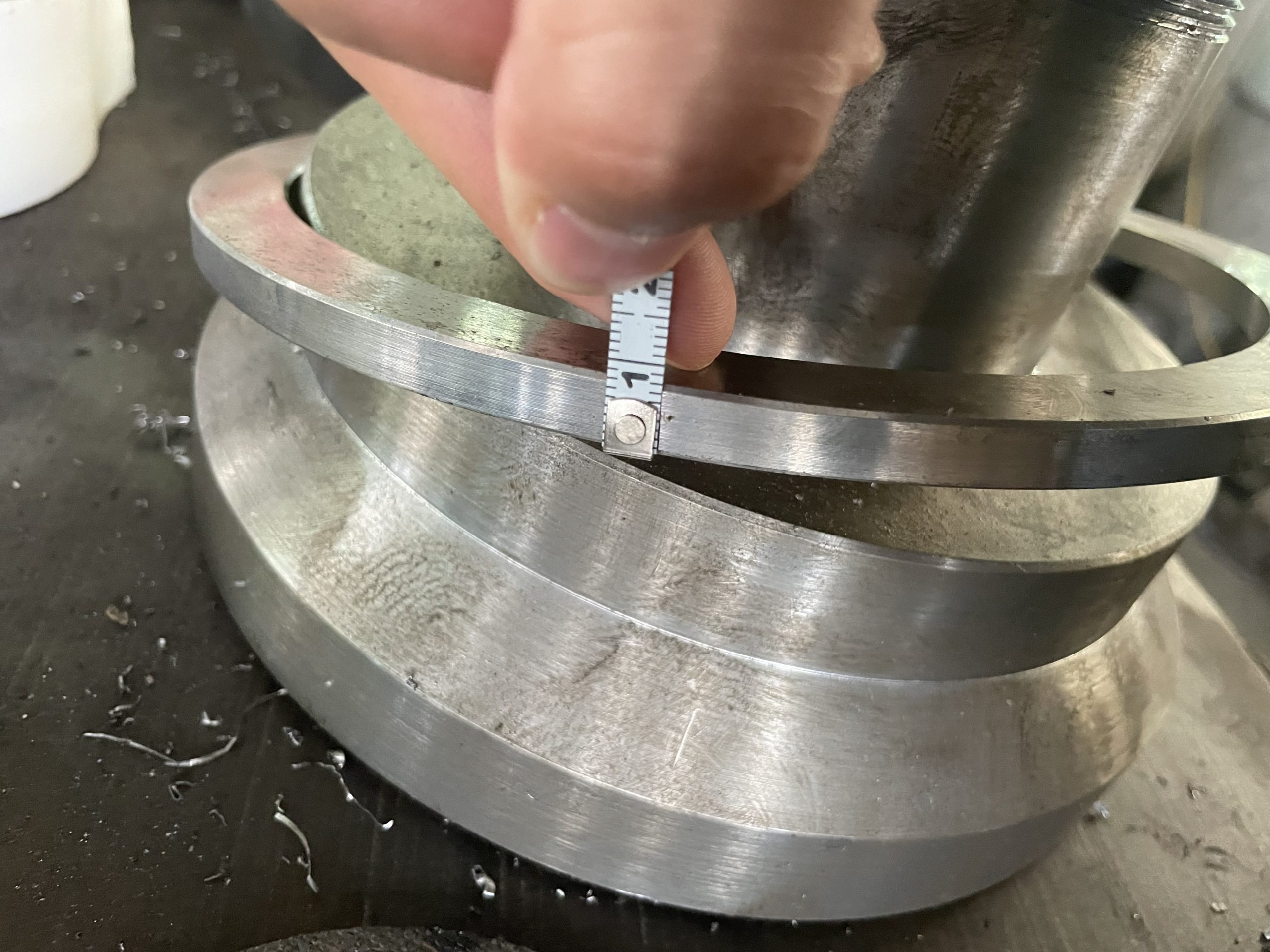 Dimensional inspection of F91 gate valve component