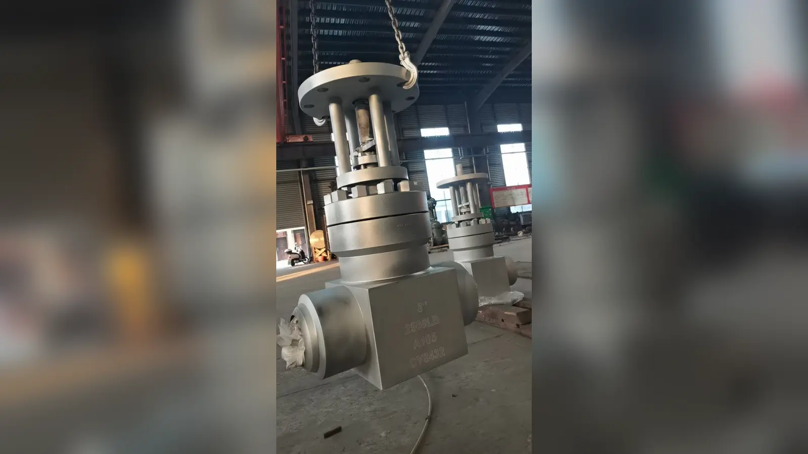 8 inch Class 2500 ASTM A105 wedge gate valve with butt-welding ends
