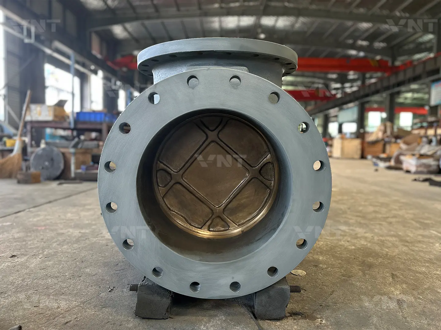 Ductile Iron Swing Check Valve for Seawater Ductile Iron Swing Check Valve factory view 1