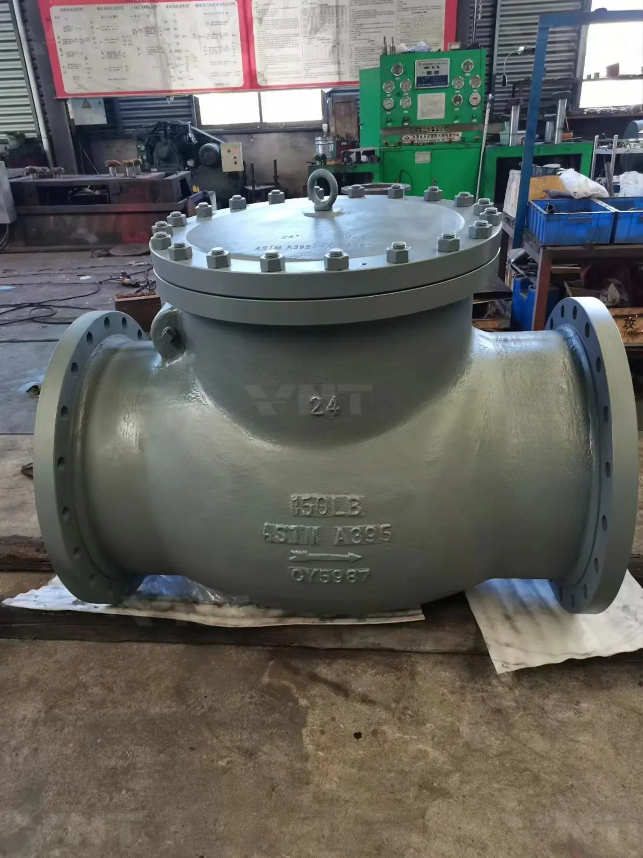 Ductile Iron Swing Check Valve for Seawater Ductile Iron Swing Check Valve factory view 2
