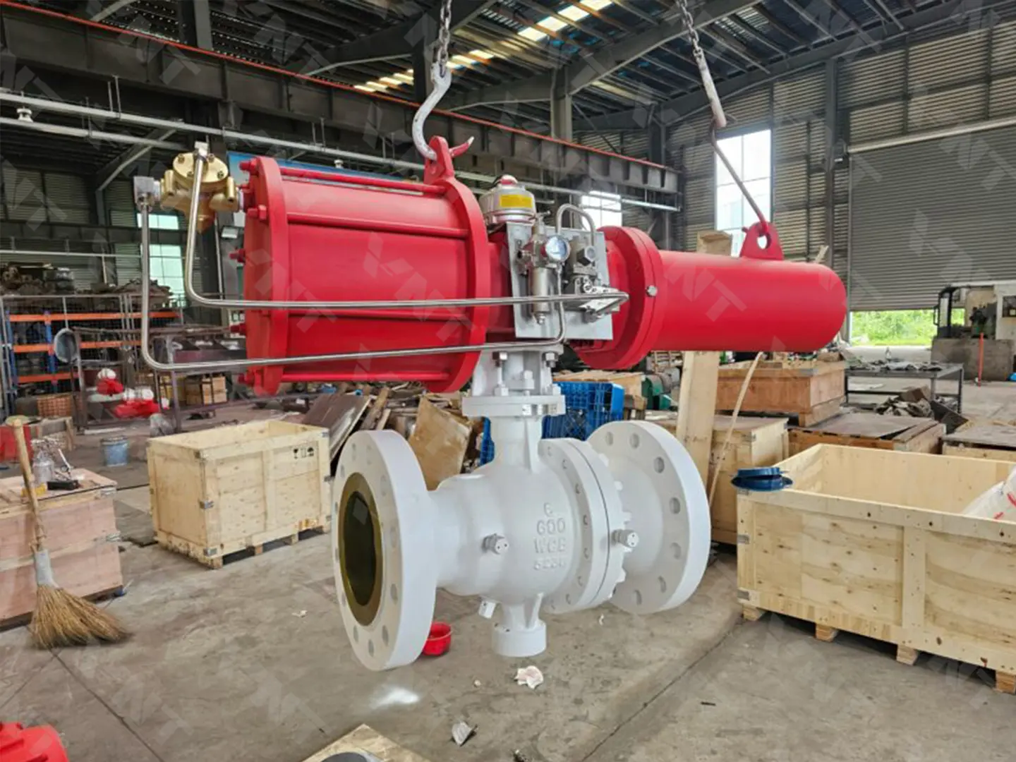 Cast Steel Soft-Sealed Trunnion Mounted Ball Valve