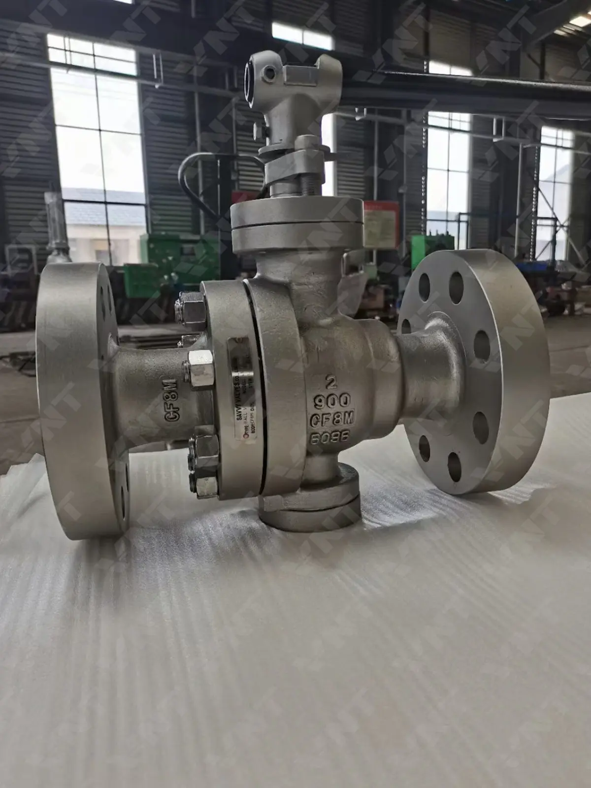 Cast Steel Soft-Sealed Trunnion Mounted Ball Valve