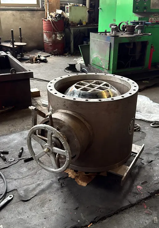 A105 pigging valve body machining