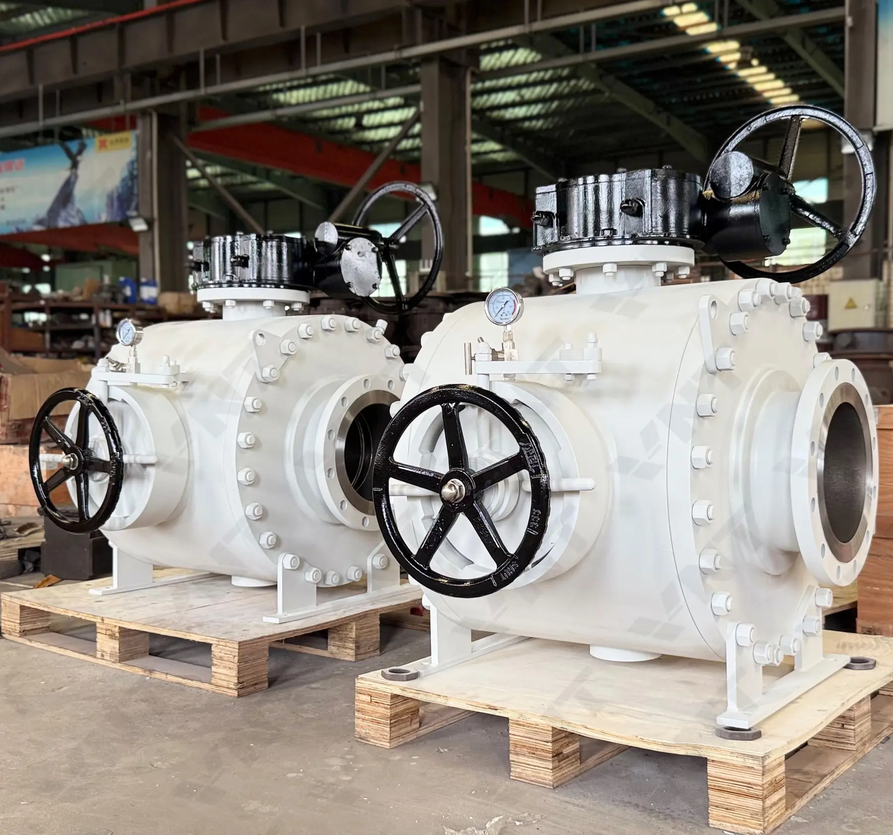 10 inch Class 300 ASTM A105 pigging valve manufacturing