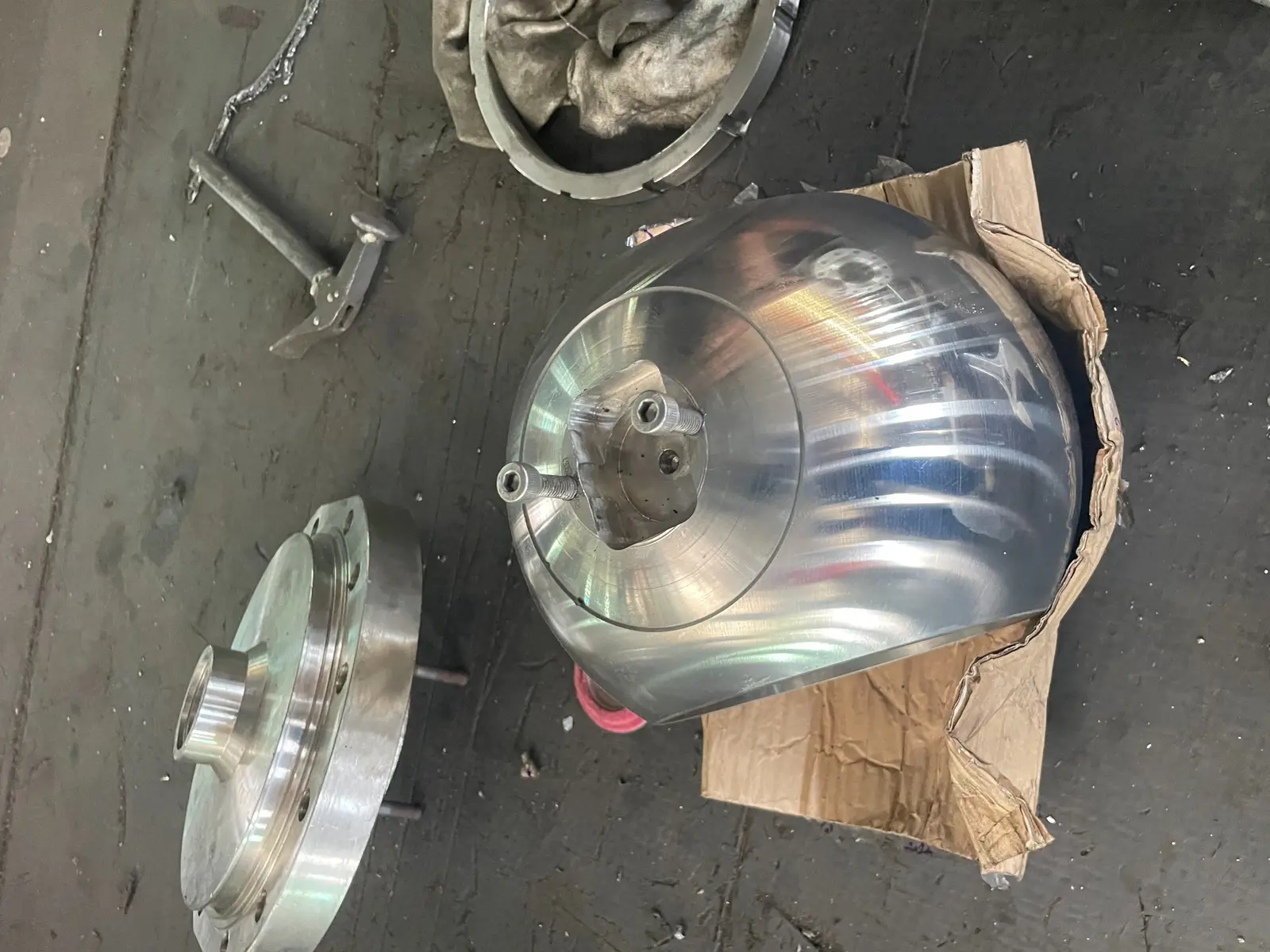 Machined stainless steel ball for cryogenic ball valve