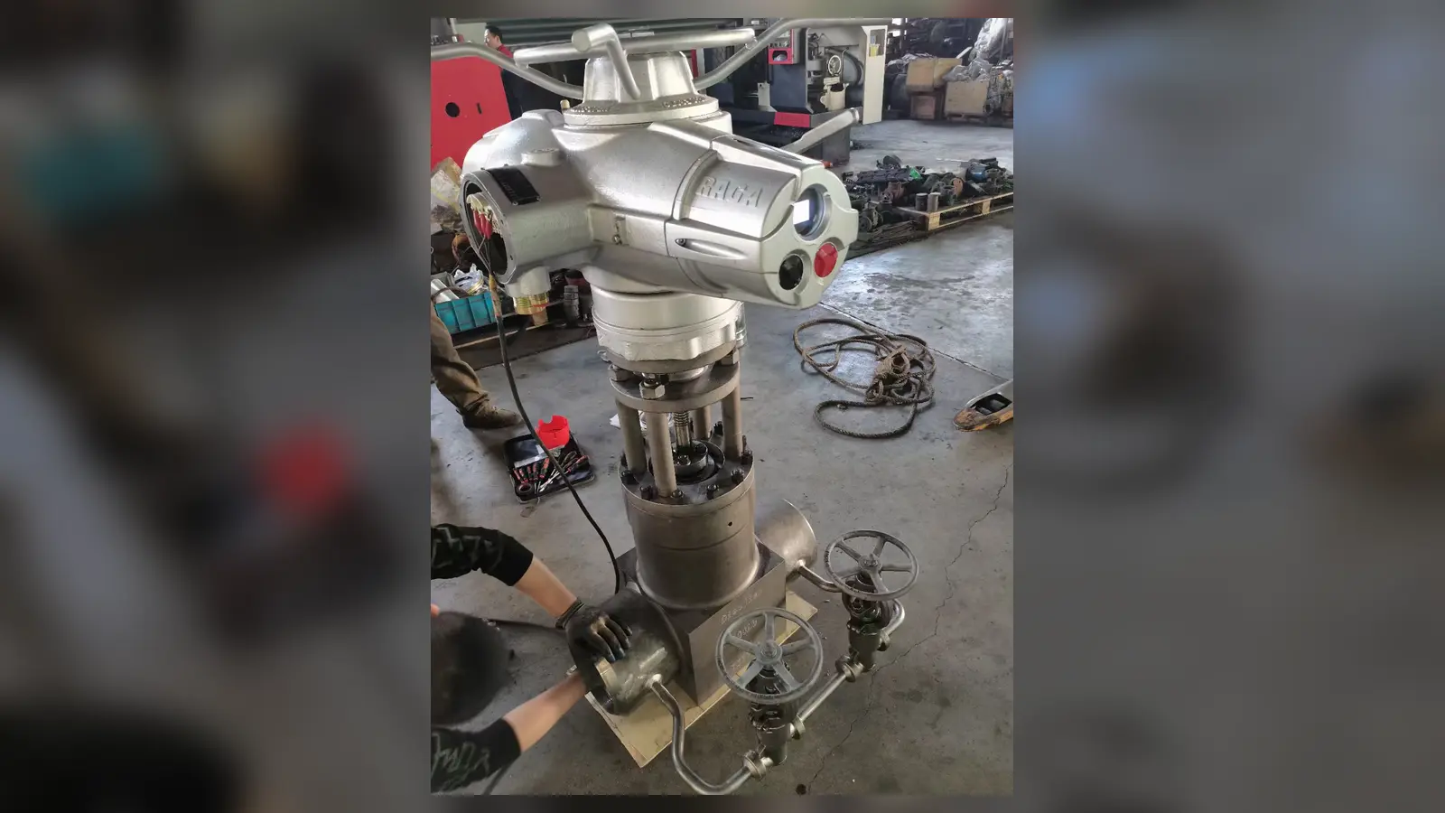 8 inch Class 900 A182 F91 parallel double-disc gate valve for power plant steam service