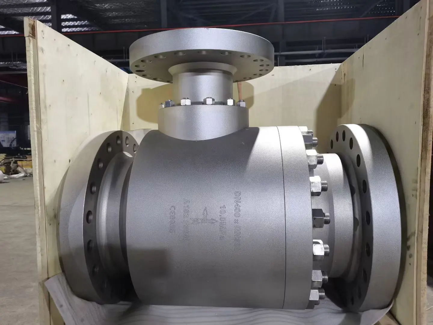 DN400 by DN300 10 MPa ASTM A182 F304 pump protection valve