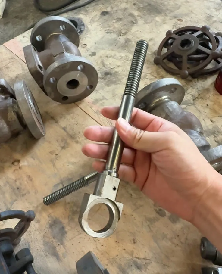 Stem and gate connection