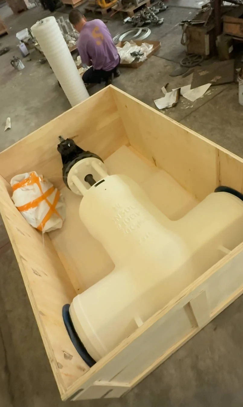 DN300 PN100 20CrMoV power station gate valve export wooden case packing