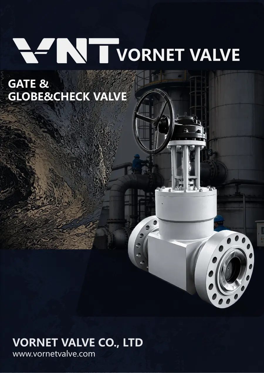 Vornet Gate Globe and Check Valve Catalog cover
